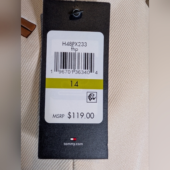 New With Tags Tommy Hilfiger Equestrian Style Suit Pants - Picture 2 of 9